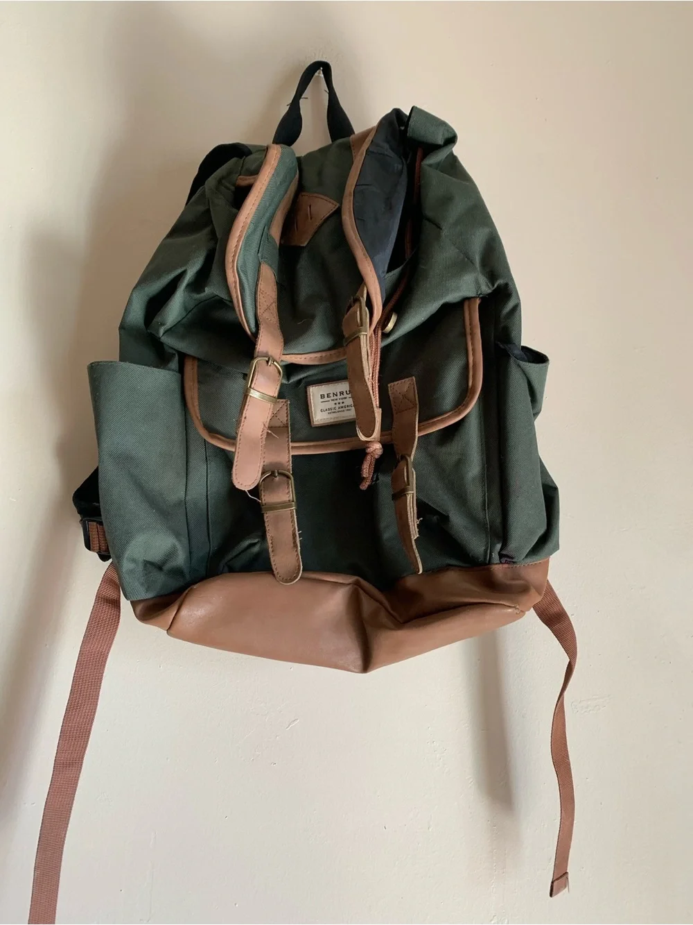 Benrus Draw String Back Pack Purse Rucksack Outdoor Accessories Bag Men Women